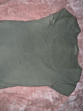 Abercrombie & Fitch Olive Green Short Sleeve Tee